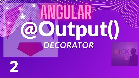 Output decorator custom event binding Angular 16