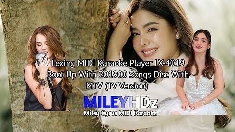 Lexing MIDI Karaoke Player LX-4019 Boot Up With 201900 Songs Disc With MTV (TV Version)