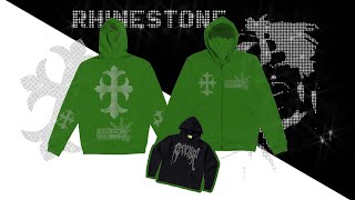 RHINESTONE MOCK UP FOR YOUR BRAND | Y2K DESIGN