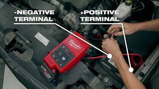 Watch the product video for Milwaukee M18 HOTSHOT Jump Start Demo
