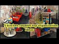5 kitchen counter top organization ideasspace saving organization ideaskeerthi sara tips