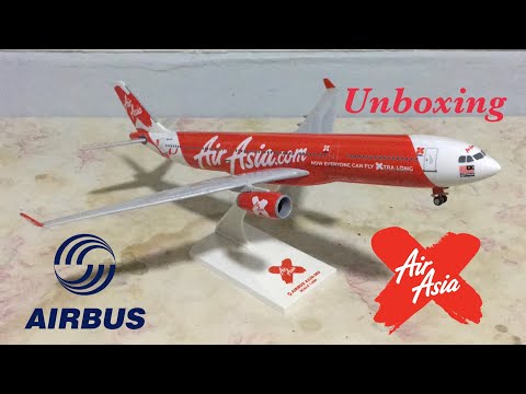 ✈️🇲🇾AirAsia X Classic Airbus A330-300 Unboxing(None