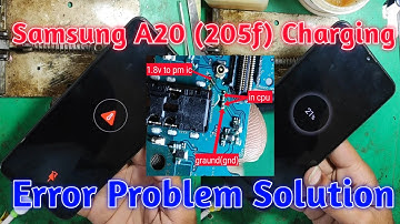 Samsung a20 charging temperature problem solution , samsung a205f charging error solution