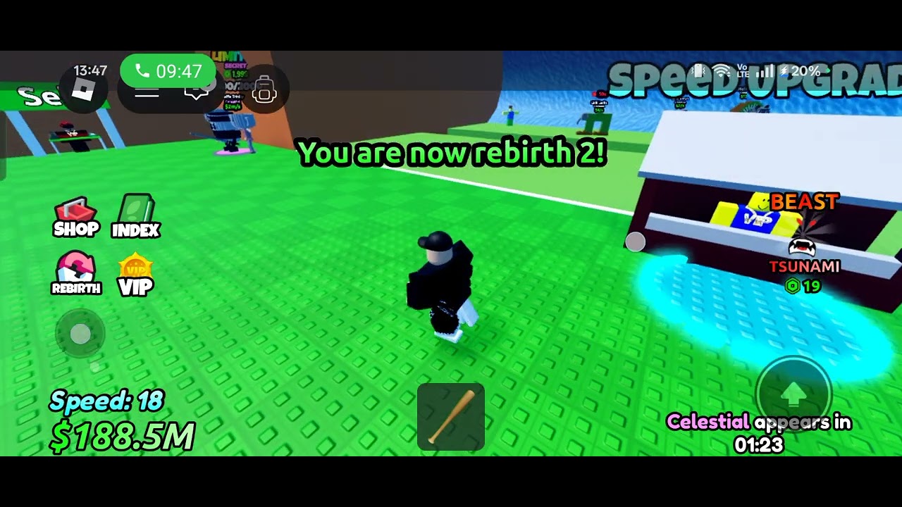 Playing escape tsunami for brainrot 