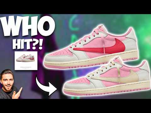 WHO HIT?! TRAVIS SCOTT JORDAN 1 TROPICAL & SHY PINK RECAP & WHAT HAPPENED!