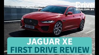 2019 Jaguar XE First Drive Review | Drive.com.au Jaguar Xe V Mercedes Benz C Class Drive Com Au
