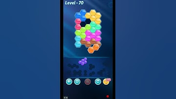 BLOCK HEXA PUZZLE LEVEL 70 ANSWERS PROFICIENT LEVEL PACK