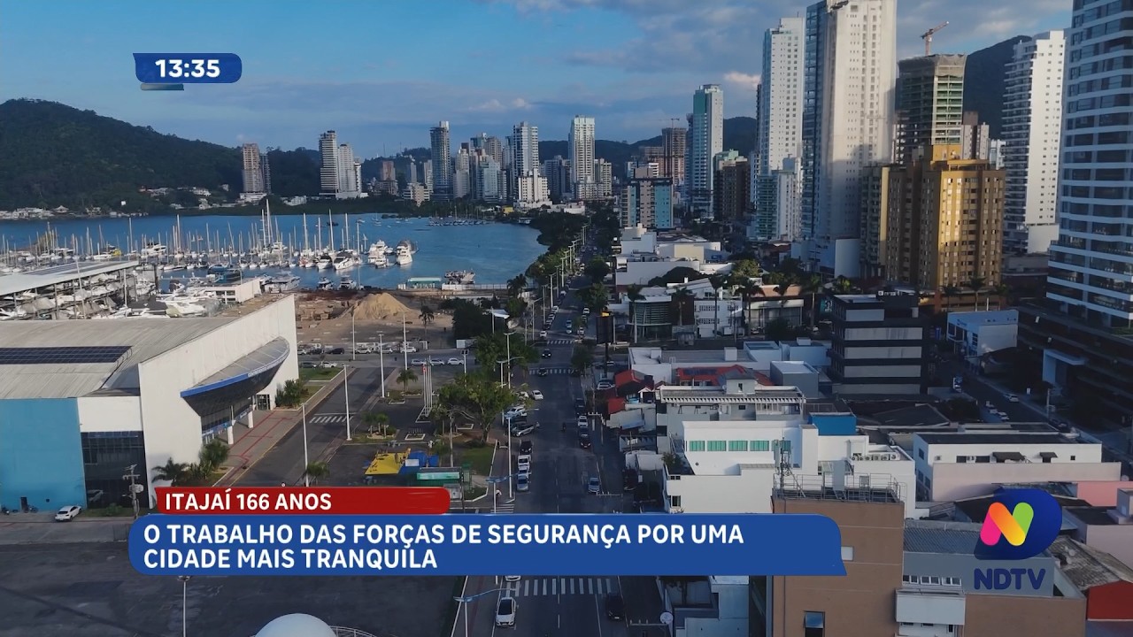 Itajaí destaca atuação das forças de segurança no aniversário da cidade