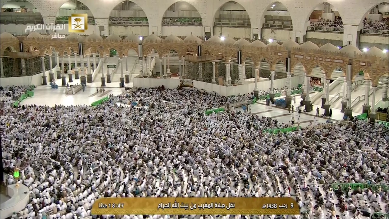 مغرب الخميس 9-7-1438هـ للشيخ عبدالله الجهني من المسجد الحرام سورتي الماعون والكوثر