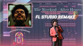 The Weeknd - After Hours (FL Studio Remake) | Instrumental ⌚️