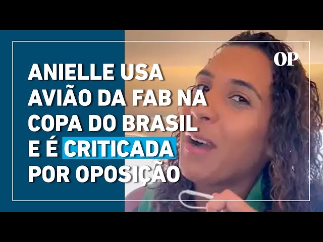 Ministra Anielle Franco viaja em jatinho da FAB para estar na final da Copa  do Brasil no domingo