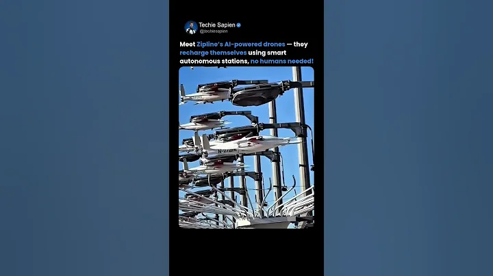 This Drone Recharges Itself ⚡ | No Humans Needed 🤯