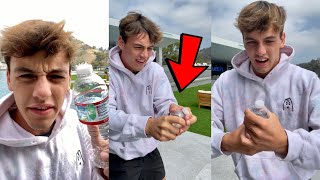 How to make a water bottle cap rocket!!   #Shorts