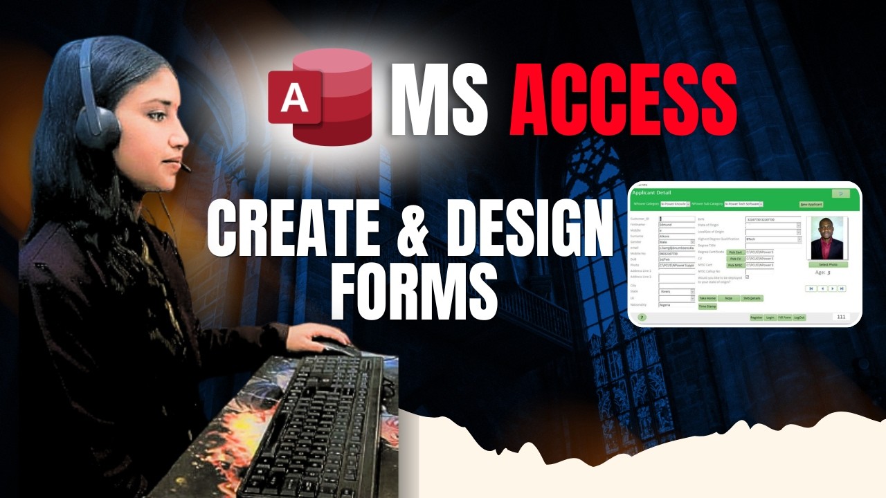 How to Create and Design Forms in MS Access – Step-by-Step Tutorial ...