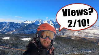 Telluride Ski Resort snowboarding Little Rose Genevive Bald Mountain Jackpot hike to terrain