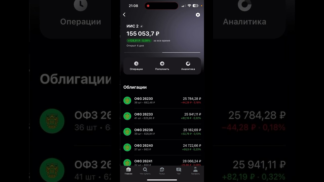 ИИС с ежемесячным приходом купонов с ОФЗ 