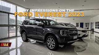 My impressions on the 2023 Ford Everest Titanium