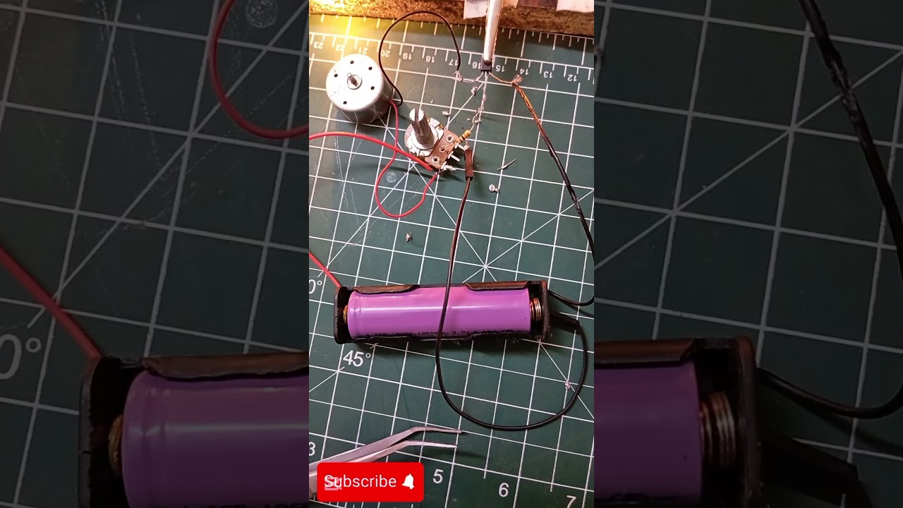 DC Motor speed controller connection 