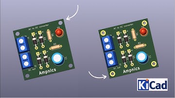 How to make screw mounting hole in KiCad 8.0 | How to KiCad | Ampnics