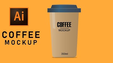 Coffee cup  mockup | for beginners | in Adobe Illustrator | tutorial