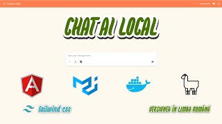 Aplicație de chat Ollama locală – Demo cu Angular + Docker + Tailwind