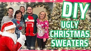 EASY $5 UGLY CHRISTMAS SWEATER DIY!! by Auntie Coo Coo 16,150 views 5 months ago 6 minutes, 9 seconds