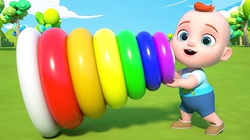 Leo Plays with Stacking Rings | Leo Kids Songs & Nursery Rhymes