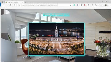 Image background Slider in visual studio using HTML & CSS