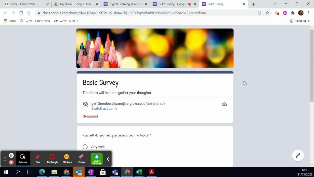 Adding different Google Form questions YouTube