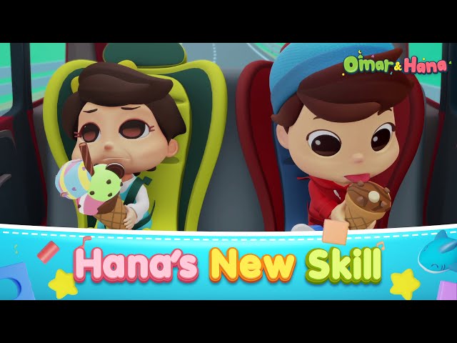 [NEW EPISODE] Hana's New Skill | Islamic Series u0026 Songs For Kids | Omar u0026 Hana English class=