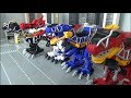 Power Rangers Dino Charge 4 Dinosaur Megazord Toys Transformation 파워레인저 다이노포스 4대 공룡 로봇 장난감 변신