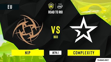 Ninjas in Pyjamas vs compLexity [Map 1, Mirage] | BO3 | ESL One: Road to Rio
