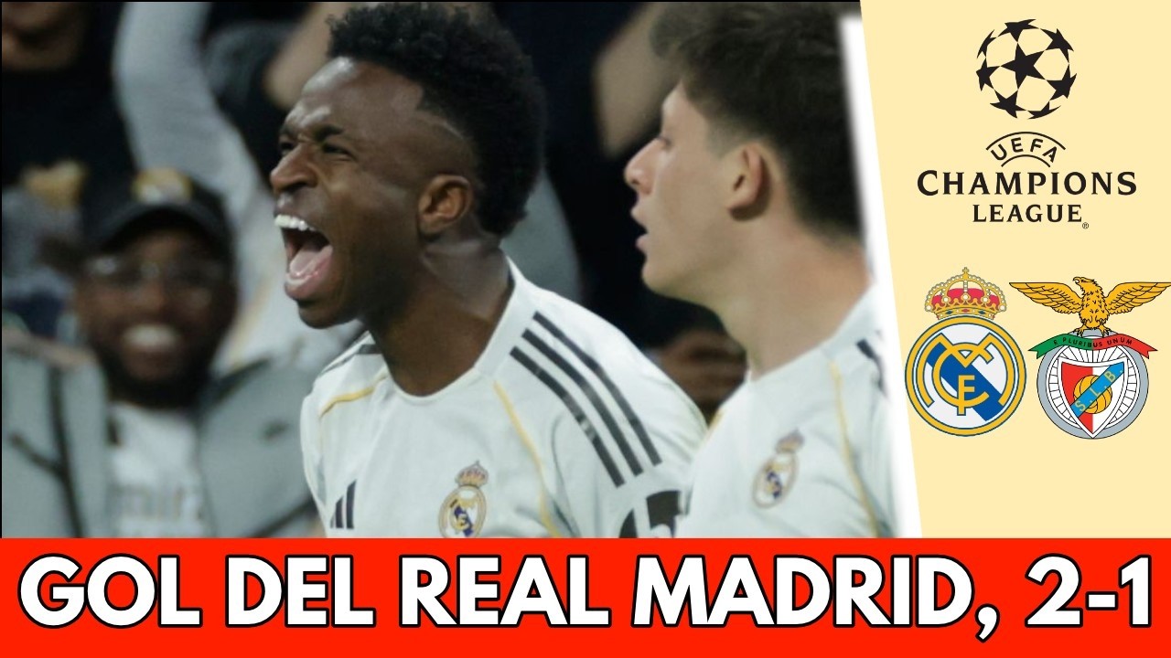GOLAZO de VINICIUS pone a ganar al REAL MADRID y está a un paso de los ...