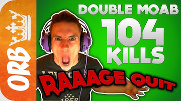 MW3: 104 Kills Double MOAB - RAGE QUIT! (1080p)