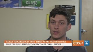 Pine Tree High School senior succeeds despite language barrier, disability