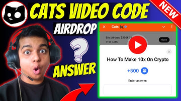 How to make 10x On Crypto ? Cats Video Code - Cats Code Today | Cats Airdrop - Cats All Video Code