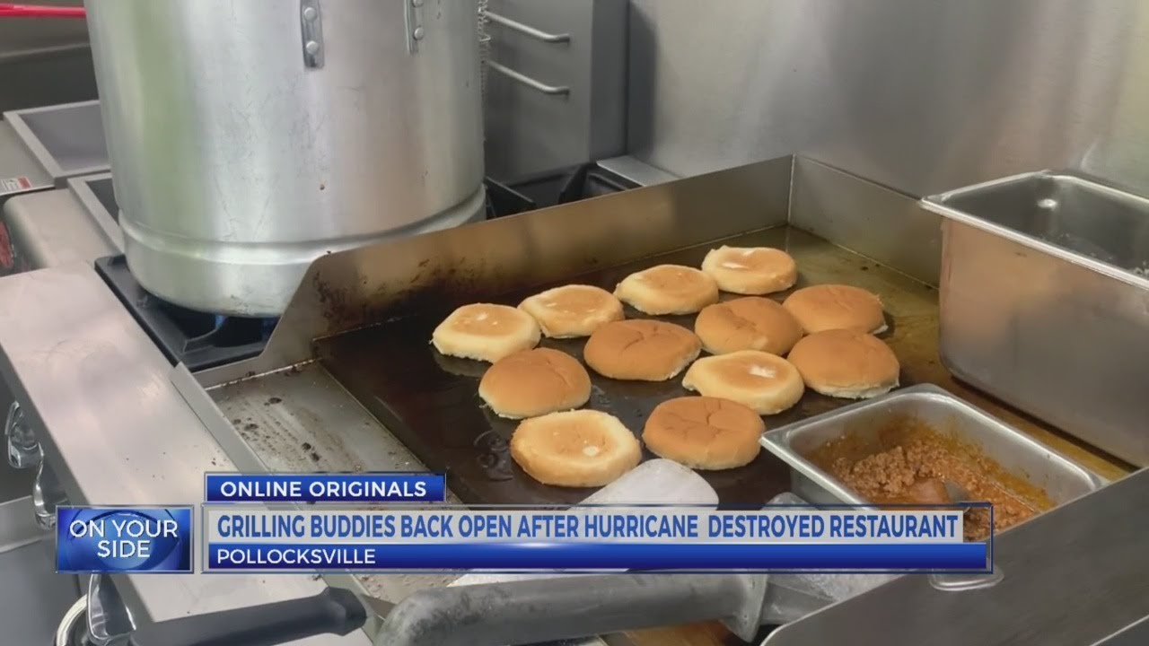 Grilling Buddies back open after hurricane destroyed restaurant YouTube