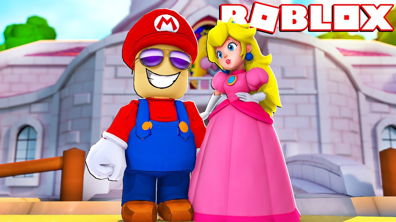 Becoming Mario in Roblox! (Saving Princess Peach) PART 1 - YouTube