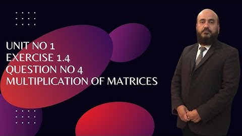 Multiplication Of Matrices