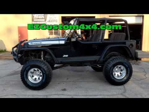 1997 Jeep TJ Black Lifted FOR SALE  - YouTube