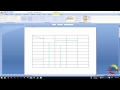 MS word bangla tutorial 10-How to Create and Manage Table, Draw Table.