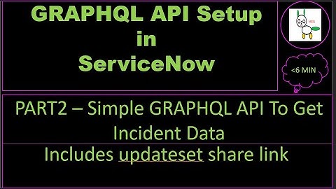 VaranAwesomeNow GraphQL Adventures part2 - Create simple API to read incident data in ServiceNow