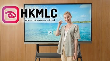 HKMLC Smart Board | 4K UHD Touchscreen Whiteboard - Phone/PC/Tablet Wireless Projection