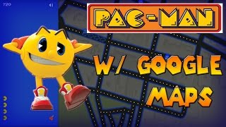 Google Pac-man Maps Simulator 2015