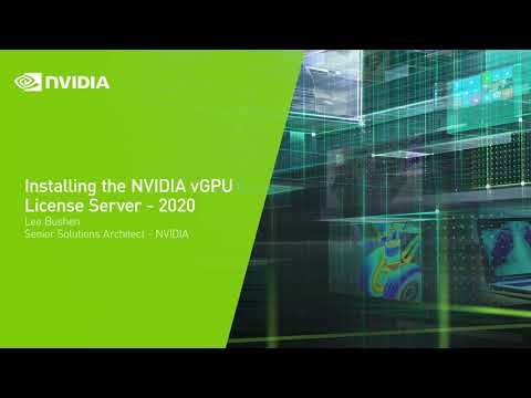 Installing the NVIDIA vGPU License Server