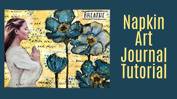 Mixed Media Art Journal Tutorial- Winning Color Combo, Mix and Match Focal Image