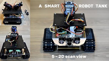 A Homemade Raspberry Pi Smart Tank Robot - 5 - 2D scan view