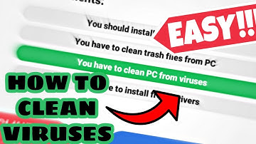 How to Clean Viruses in PC Creator