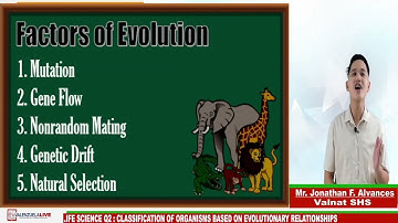 GRADE 11 SCIENCE - CLASSIFICATION OF ORGANISMS BASED ON EVOLUTIONARY RELATIONSHIPS