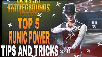 Top 5 Tips And Tricks of Runic Power Mode || PUBG Mobile || ❤️200 Sub Special❤️ ||  FLAKE YT